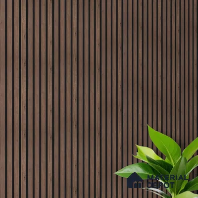 Wooden Look PN 05547 8 ft x 6 inch Charcoal Panel - 7 mm | Suitable for Feature Wall, TV Unit & Living Room | Width is Subjected to 5% Variation
