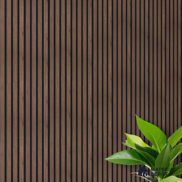 Wooden Look PN 05547 8 ft x 6 inch Charcoal Panel - 7 mm | Suitable for Feature Wall, TV Unit & Living Room | Width is Subjected to 5% Variation