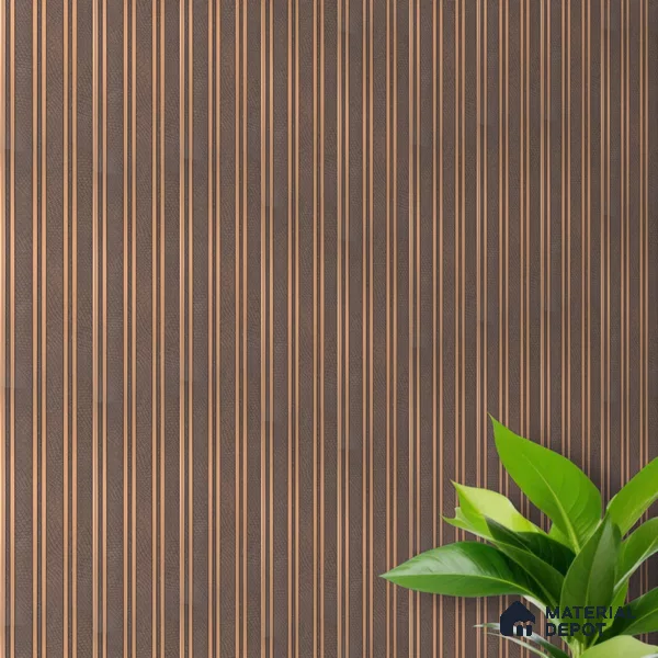 Cappucino Brown Leather Look PN 05549 8 ft x 6 inch Charcoal Panel - 7 mm | Suitable for Feature Wall, TV Unit & Living Room | Width is Subjected to 5% Variation