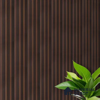 Wooden Look PN 05551 8 ft x 6 inch Charcoal Panel - 7 mm | Suitable for Feature Wall, TV Unit & Living Room | Width is Subjected to 5% Variation