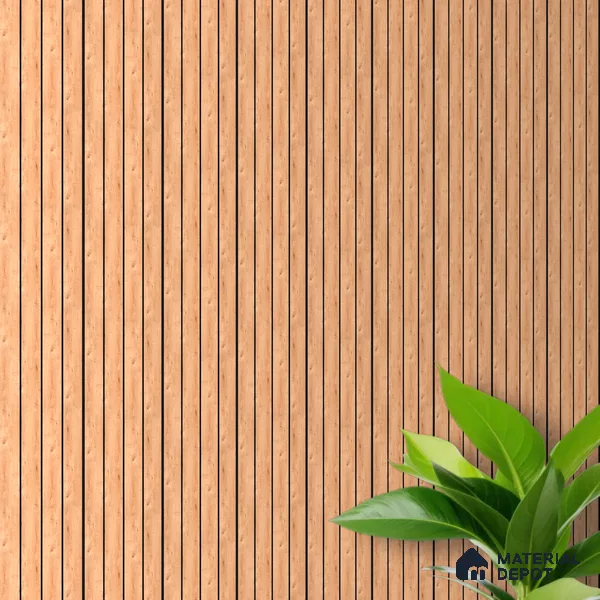 Wooden Look PN 05555 9.5 ft x 12 inch Charcoal Panel - 6 mm | Suitable for Feature Wall, TV Unit & Living Room | Width is Subjected to 5% Variation