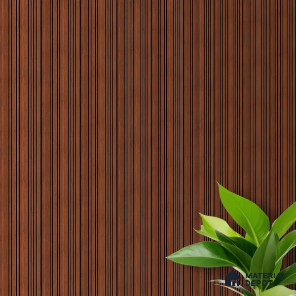 Wooden Look PN 05559 9.5 ft x 12 inch Charcoal Panel - 6 mm | Suitable for Feature Wall, TV Unit & Living Room | Width is Subjected to 5% Variation