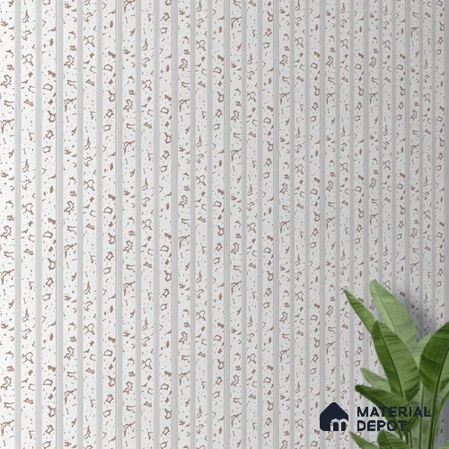 White Patterned Look PN 06079 9.5 ft x 4.6 inch Charcoal Panel - 8 mm | Suitable for Feature Wall, TV Unit & Living Room | Width is Subjected to 5% Variation