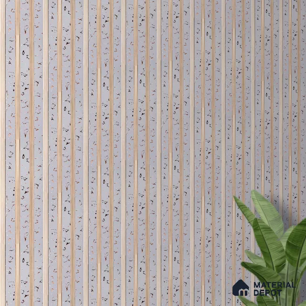 Light Grey Luxury Look PN 06082 9.5 ft x 4.6 inch Charcoal Panel - 8 mm | Suitable for Feature Wall, TV Unit & Living Room | Width is Subjected to 5% Variation