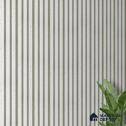 Green Patterned Look PN 06083 9.5 ft x 4.6 inch Charcoal Panel - 8 mm | Suitable for Feature Wall, TV Unit & Living Room | Width is Subjected to 5% Variation