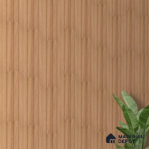 Brown Wooden Louver PN 06152 9.5 ft x 4.6 inch Charcoal Panel - 8 mm | Suitable for Feature Wall, TV Unit & Living Room | Width is Subjected to 5% Variation