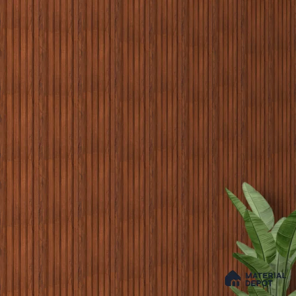 Wooden Look PN 06539 8 ft x 0.4 inch Charcoal Panel - 11 mm | Suitable for TV Unit, Living Room & Bedroom | Width is Subjected to 5% Variation
