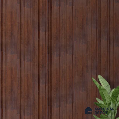 PN 06789 8 ft x 5 inch Charcoal Louvers/Panels - 12 mm