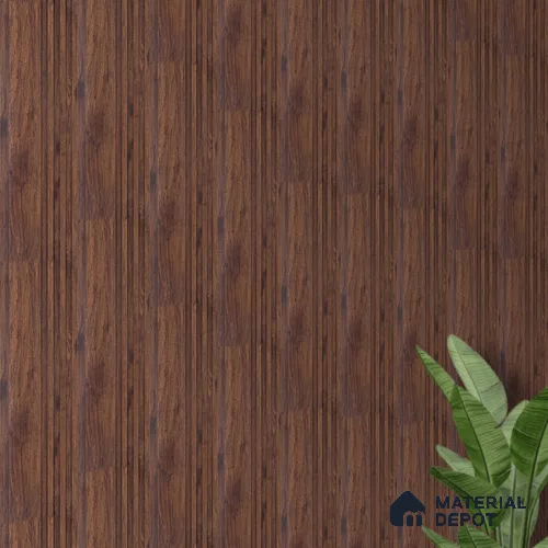 PN 06790 8 ft x 5 inch Charcoal Louvers/Panels - 12 mm