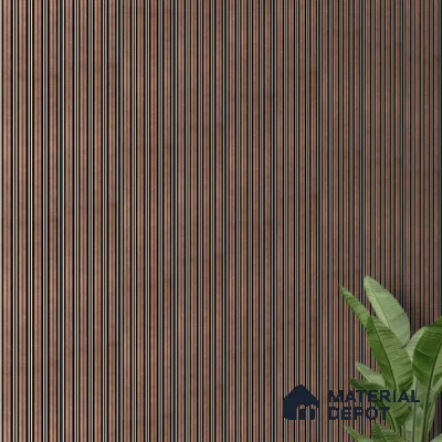 PN 06806 8 ft x 5 inch Charcoal Louvers/Panels - 12 mm