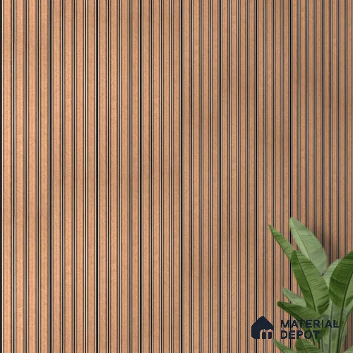 PN 06807 8 ft x 5 inch Charcoal Louvers/Panels - 12 mm