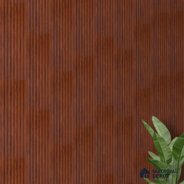 Wooden Look PN 06813 9.2 ft x 4.8 inch Charcoal Panel - 12 mm | Suitable for Living Room, Bedroom & TV Cabinet | Width is Subjected to 5% Variation