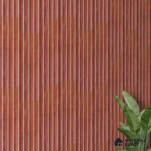 Wooden Look PN 06815 9.2 ft x 4.8 inch Charcoal Panel - 12 mm | Suitable for Living Room, Bedroom & TV Cabinet | Width is Subjected to 5% Variation