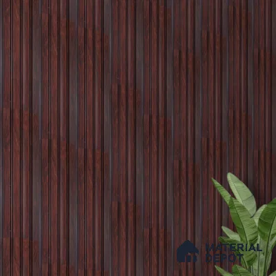 Wooden Look PN 06818 9.2 ft x 4.8 inch Charcoal Panel - 12 mm | Suitable for Living Room, Bedroom & TV Cabinet | Width is Subjected to 5% Variation