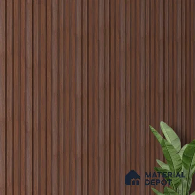 Wooden Look PN 06819 9.2 ft x 4.8 inch Charcoal Panel - 12 mm | Suitable for Living Room, Bedroom & TV Cabinet | Width is Subjected to 5% Variation