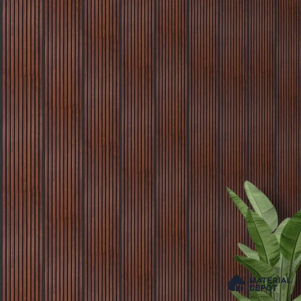 Wooden Look PN 06822 9.2 ft x 6 inch Charcoal Panel - 10 mm | Suitable for Living Room, Bedroom & TV Cabinet | Width is Subjected to 5% Variation