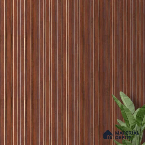 PN 06831 9.2 ft x 5 inch Charcoal Louvers/Panels - 12 mm