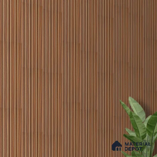 PN 06832 9.2 ft x 5 inch Charcoal Louvers/Panels - 12 mm