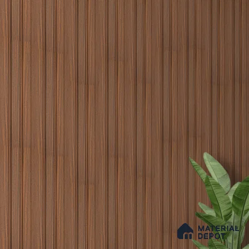 PN 06838 9.2 ft x 5 inch Charcoal Louvers/Panels - 12 mm