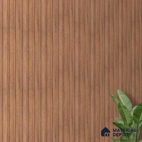 PN 06840 9.2 ft x 5 inch Charcoal Louvers/Panels - 12 mm