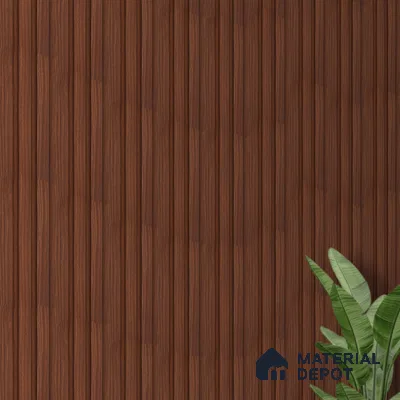 PN 06841 9.2 ft x 5 inch Charcoal Louvers/Panels - 12 mm
