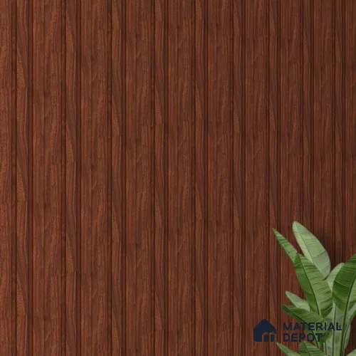 PN 06845 9.2 ft x 5 inch Charcoal Louvers/Panels - 12 mm