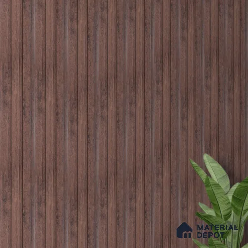 PN 06849 9.2 ft x 5 inch Charcoal Louvers/Panels - 12 mm