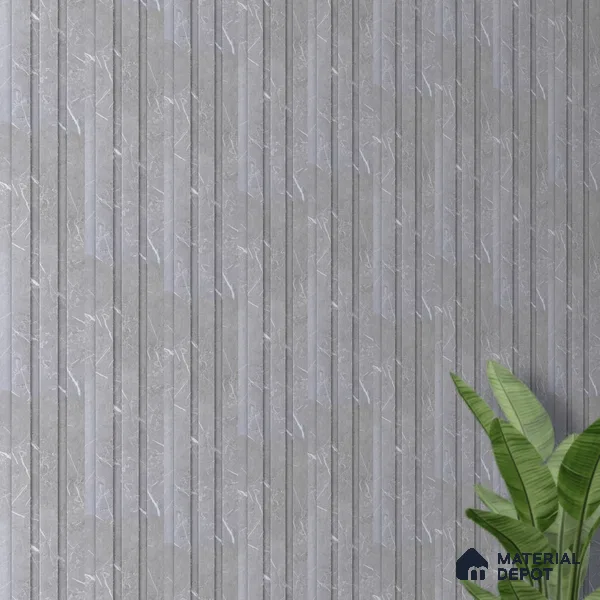 Cloud Grey Marble Look PN 06851 9.2 ft x 4.9 inch Charcoal Panel - 12 mm | Suitable for Living Room, Bedroom & TV Cabinet | Width is Subjected to 5% Variation
