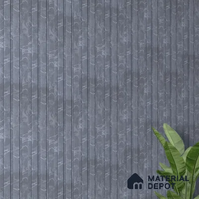 PN 06852 9.2 ft x 5 inch Charcoal Louvers/Panels - 12 mm