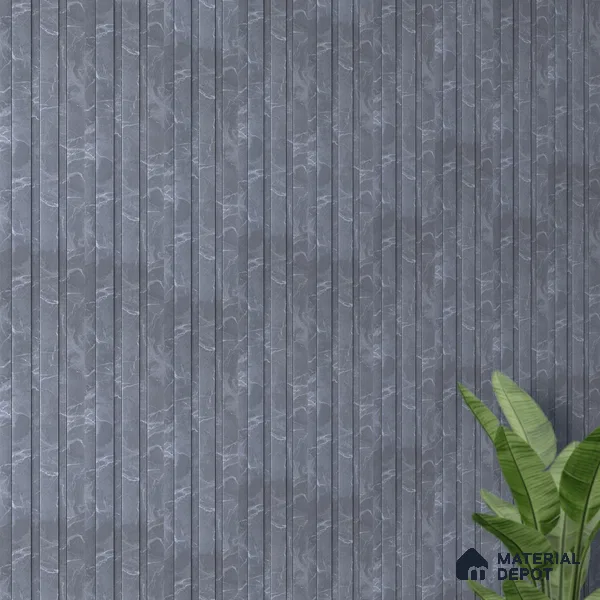 PN 06852 9.2 ft x 5 inch Charcoal Louvers/Panels - 12 mm