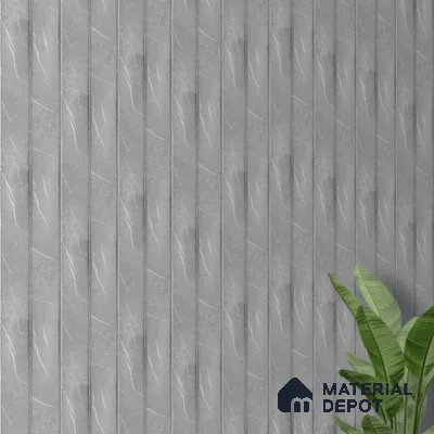 PN 06854 9.2 ft x 7.87 inch Charcoal Louvers/Panels - 16 mm