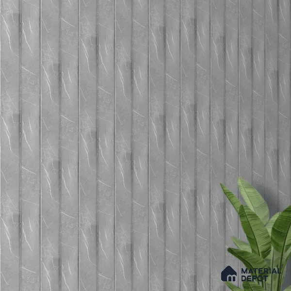 PN 06854 9.2 ft x 7.87 inch Charcoal Louvers/Panels - 16 mm