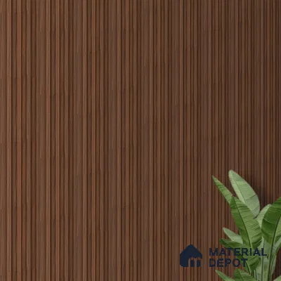 Wooden Look PN 06869 9.2 ft x 6.1 inch Charcoal Panel - 16 mm | Suitable for Living Room, Bedroom & TV Cabinet | Width is Subjected to 5% Variation