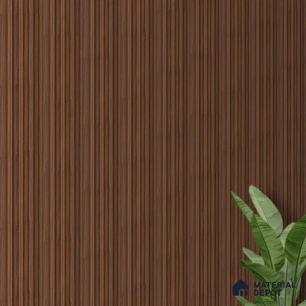 Wooden Look PN 06869 9.2 ft x 6.1 inch Charcoal Panel - 16 mm | Suitable for Living Room, Bedroom & TV Cabinet | Width is Subjected to 5% Variation