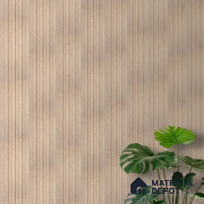 PN 06888 9.2 ft x 6.18 inch Charcoal Louvers/Panels - 16 mm