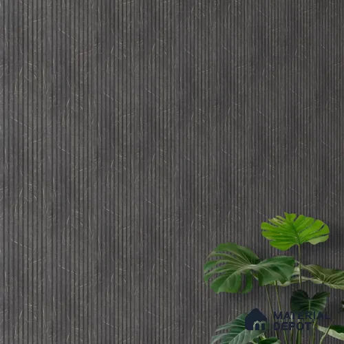 PN 06899 8 ft x 6 inch Charcoal Louvers/Panels - 6 mm