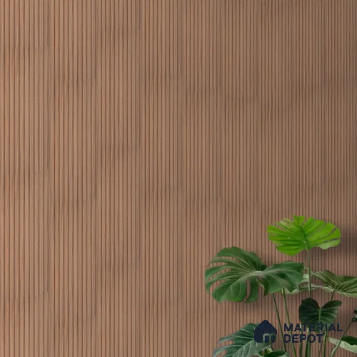PN 06912 8 ft x 6 inch Charcoal Louvers/Panels - 6 mm