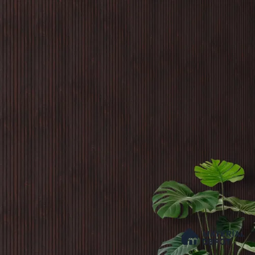 PN 06914 8 ft x 6 inch Charcoal Louvers/Panels - 6 mm