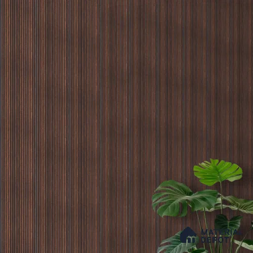 PN 06924 8 ft x 6 inch Charcoal Louvers/Panels - 6 mm