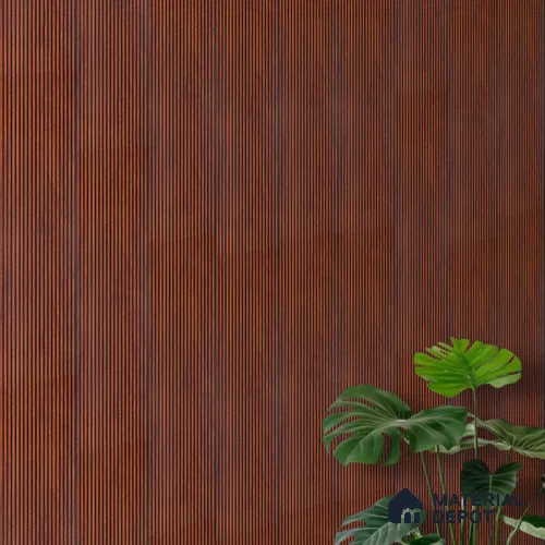 PN 06925 8 ft x 6 inch Charcoal Louvers/Panels - 6 mm