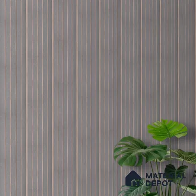 PN 06938 8 ft x 6 inch Charcoal Louvers/Panels - 6 mm