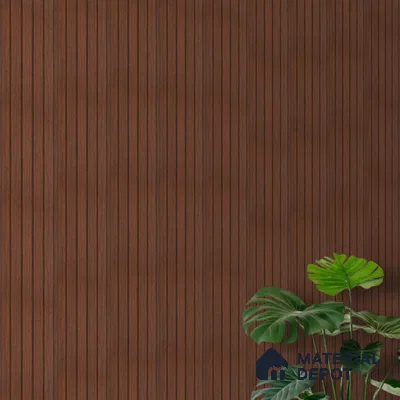 PN 06943 8 ft x 6 inch Charcoal Louvers/Panels - 6 mm
