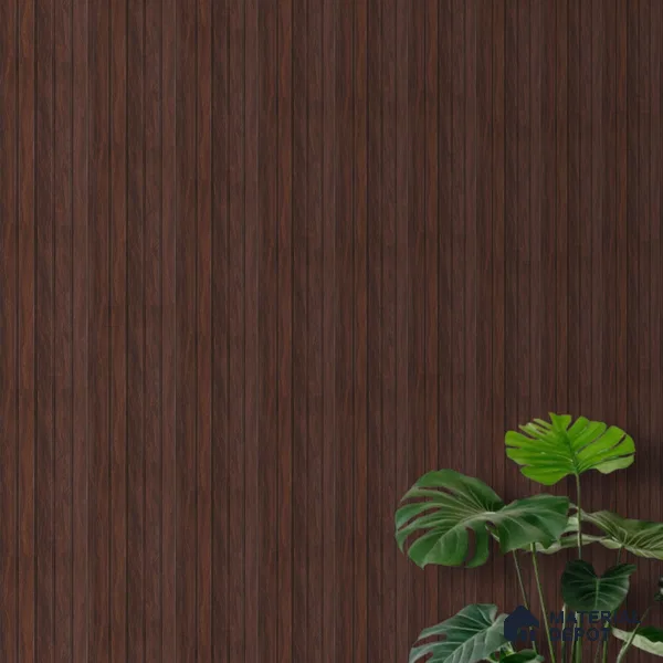 Wooden Look PN 06944 8 ft x 6 inch Charcoal Panel - 6 mm | Suitable for Living Room, Bedroom & TV Cabinet | Width is Subjected to 5% Variation