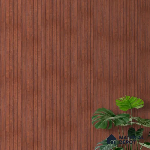 PN 06945 8 ft x 6 inch Charcoal Louvers/Panels - 6 mm