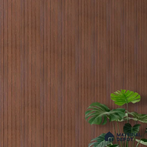 PN 06948 8 ft x 6 inch Charcoal Louvers/Panels - 6 mm