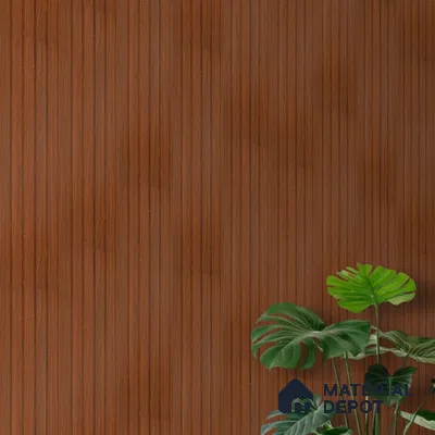 PN 06949 8 ft x 6 inch Charcoal Louvers/Panels - 6 mm