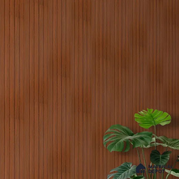 PN 06949 8 ft x 6 inch Charcoal Louvers/Panels - 6 mm
