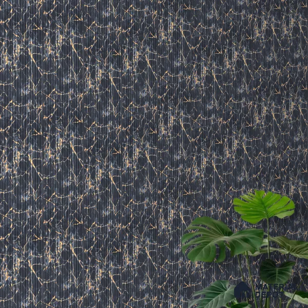 Blue Marble Look Charcoal Louver/Panel 8 ft x 6.1 inch - 7 mm | Ideal for Feature Wall, Living Room, Bedroom, Home, TV Unit | PN 07010