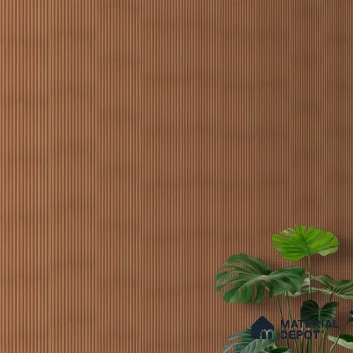 Brown Wooden Look Charcoal Louver/Panel 9.5 ft x 1 ft - 10 mm | Ideal for Feature Wall, Living Room, Bedroom, Home, TV Unit | PN 07021