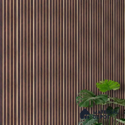 Wooden Look PN 07025 9.5 ft x 7.8 inch Charcoal Panel - 6 mm | Suitable for Feature Wall, TV Unit & Living Room | Width is Subjected to 5% Variation